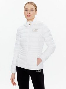 EA7 Emporio Armani Kurtka przejściowa 8NTB23 TNF8Z 0101 Biały Regular Fit. Białe kurtki EA7 Emporio Armani, xs, bez wzorów, z syntetyku, bez kaptura. Za 529,99 zł.
