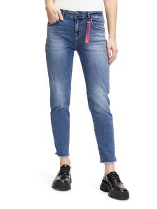 CARTOON Dżinsy - Slim fit - w kolorze niebieskim rozmiar: 36. Niebieskie jeansy Cartoon, bez wzorów. Za 96,60 zł.