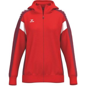 Kurtka treningowa Erima Celebrate 125 z kapturem czerwona. Czerwone kurtki Erima, bez wzorów, z kapturem. Za 332,99 zł.