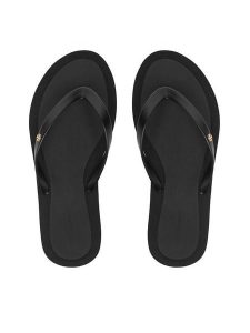 Tory Burch Japonki 162307 Czarny. Czarne klapki Tory Burch, bez wzorów, z syntetyku, bez obcasa. Za 484,99 zł.