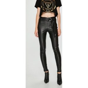 Guess Jeans - Spodnie Eve. Rurki marki Guess Jeans. W wyprzedaży za 299,90 zł.