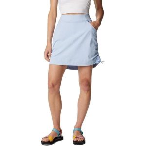 Skort damski Columbia Anytime Casual. Niebieskie szorty Columbia, bez wzorów, z elastanu, casualowe. W wyprzedaży za 206,00 zł.