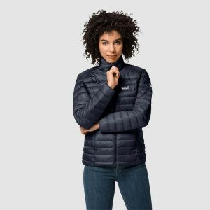 Kurtka uniwersalna damska Jack Wolfskin 12059411010. Czarne kurtki Jack Wolfskin, m, bez wzorów, z puchu, bez kaptura. Za 543,00 zł.