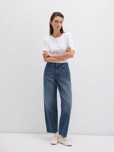 MAVI Dżinsy "Leila" - Comfort fit - w kolorze niebieskim rozmiar: W30/L30. Niebieskie jeansy Mavi, bez wzorów, z podwyższonym stanem. Za 123,45 zł.