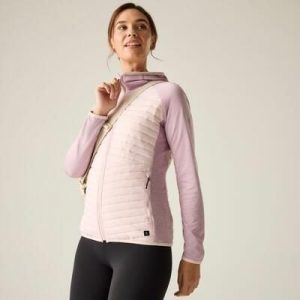 Damska kurtka pikowana hybrydowa Andreson Marl. Czerwone kurtki Regatta, bez wzorów, z poliesteru, bez kaptura. W wyprzedaży za 229,99 zł.