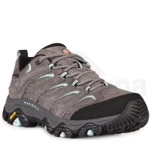 Buty turystyczne damskie Merrell Moab 3 GTX. Czarne buty trekkingowe Merrell, z gore-texu, bez zapięcia. Za 759,00 zł.