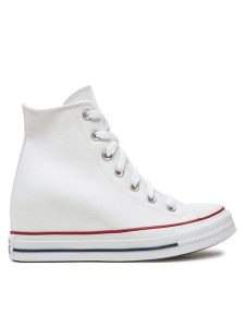 Converse Trampki Chuck Taylor All Star Wedge Platform A11908C Biały. Białe trampki Converse, bez wzorów, z materiału, bez zapięcia. Za 339,99 zł.