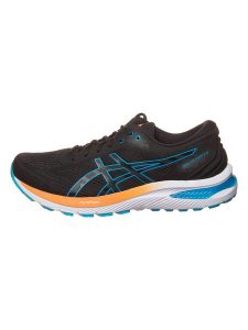 Asics Buty "Gloryify 5" w kolorze czarnym ze wzorem do biegania rozmiar: 39. Czarne buty sportowe ASICS, bez wzorów, bez zapięcia, do biegania. Za 346,99 zł.