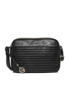 Lasocki Torebka CEO-LSK-K-025-06 Czarny. Czarne listonoszki Lasocki, bez wzorów, z materiału, bez dodatków. Za 179,99 zł.