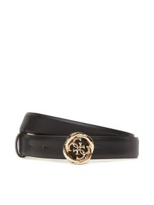Guess Pasek Damski BW9260 P5325 Czarny. Czarne paski Guess, z aplikacjami, ze skóry. Za 169,99 zł.