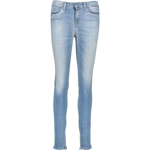 Dżinsy "Joi" - Skinny fit - w kolorze błękitnym. Niebieskie jeansy marki Replay, z aplikacjami. W wyprzedaży za 217,95 zł.