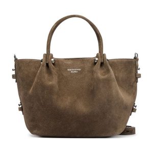 Torebka Weekend Max Mara. Szare kuferki Weekend Max Mara, bez wzorów, bez dodatków. Za 2 479,00 zł.
