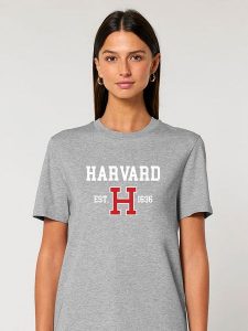 American Universities Koszulka "Harvard EST 1636" w kolorze szarym rozmiar: XXL. Szare bluzki American Universities, xxl, bez wzorów, z bawełny, bez kołnierzyka, bez ramiączek. Za 61,46 zł.