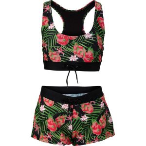 Bikini z biustonoszem bustier (2 części). Czarne bikini bonprix, bez wzorów. Za 134,99 zł.
