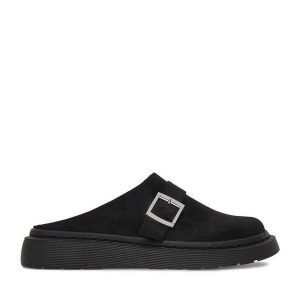 Klapki DeeZee. Czarne klapki DeeZee, bez wzorów, bez obcasa. Za 139,99 zł.