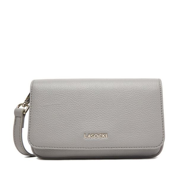 Torebka Lasocki. Szare listonoszki Lasocki, bez wzorów, bez dodatków. Za 129,99 zł.