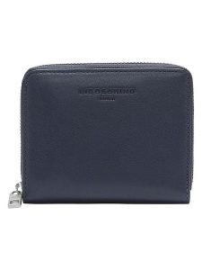 Liebeskind Berlin Skórzany portfel "Conny" w kolorze granatowym - 12 x 10 x 2 cm rozmiar: onesize. Niebieskie portfele Liebeskind Berlin, bez wzorów, z materiału. Za 173,95 zł.