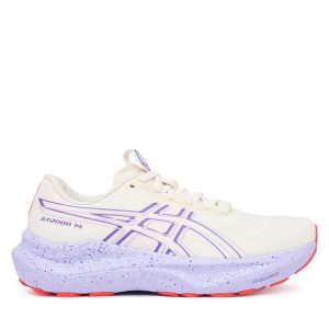 Buty do biegania Asics. Szare buty sportowe ASICS, bez wzorów, bez zapięcia, do biegania. Za 489,99 zł.