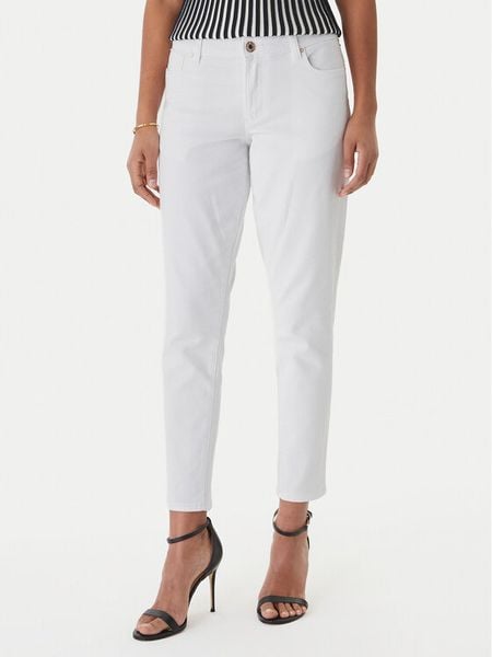 Fracomina Jeansy FP26SV8000W61501 Biały Slim Fit. Białe jeansy Fracomina, bez wzorów, z bawełny. Za 359,99 zł.