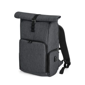 Plecak z rolowanym klapem Quadra. Szare plecaki QUADRA. Za 283,00 zł.