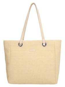 Beagles Shopper bag "Formentera" w kolorze żółtym - 50 x 35 x 16 cm rozmiar: onesize. Żółte shopper bag Beagles, bez wzorów, z materiału, na ramię, bez dodatków. Za 78,99 zł.