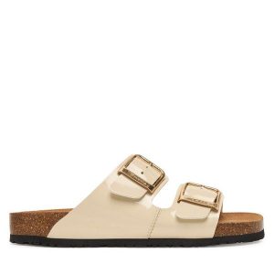 Klapki Tamaris. Klapki Tamaris, bez wzorów, bez obcasa. Za 259,99 zł.