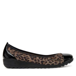 Baleriny Caprice. Czarne balerinki Caprice, bez wzorów, bez obcasa, bez zapięcia. Za 239,99 zł.