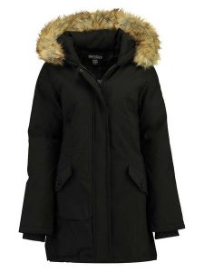 Geographical Norway Parka "Dinasty" w kolorze czarnym rozmiar: XL. Czarne płaszcze Geographical Norway, xl, bez wzorów, bez kaptura. Za 249,76 zł.