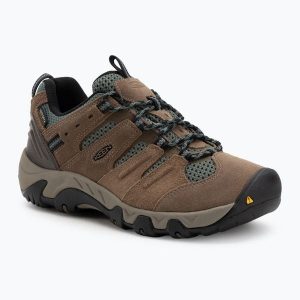 Buty trekkingowe damskie KEEN Headout Waterproof. Brązowe buty trekkingowe Keen, bez zapięcia. Za 439,99 zł.
