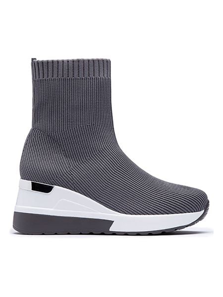Foreverfolie Sneakersy w kolorze szaro-białym rozmiar: 37. Szare trampki Foreverfolie, bez wzorów, za kostkę, bez zapięcia. Za 95,95 zł.