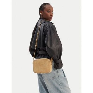 Torebka Patrizia Pepe. Brązowe torebki klasyczne Patrizia Pepe, bez wzorów, bez dodatków. Za 623,99 zł.