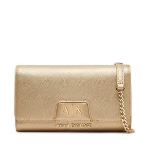 Torebka Armani Exchange. Żółte torebki wieczorowe Armani Exchange, bez wzorów, bez dodatków. Za 429,99 zł.