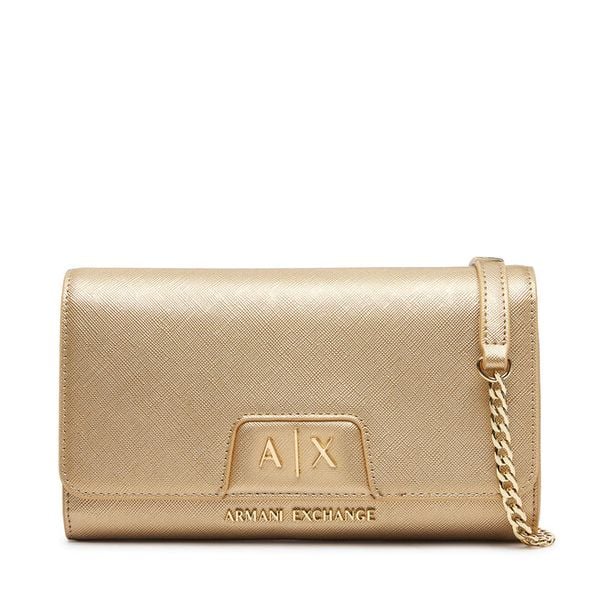 Torebka Armani Exchange. Żółte torebki wieczorowe Armani Exchange, bez wzorów, bez dodatków. Za 429,99 zł.