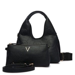 Torebka Valentino. Czarne torebki klasyczne Valentino, bez wzorów, bez dodatków. Za 659,99 zł.