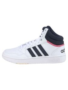 Adidas Sneakersy w kolorze biało-czarnym rozmiar: 38,5. Białe trampki ADIDAS, bez wzorów, za kostkę, bez zapięcia. Za 263,53 zł.