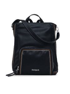 Desigual Plecak Trama Pretoria 25SAKP21 Czarny. Czarne plecaki Desigual. Za 199,99 zł.
