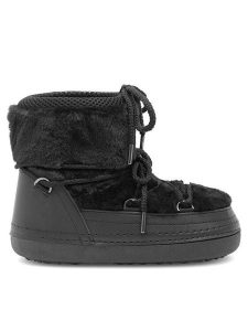 DeeZee Śniegowce SERAPHINE N9083 Czarny. Czarne buty zimowe DeeZee, z materiału, bez obcasa, bez zapięcia. Za 143,99 zł.