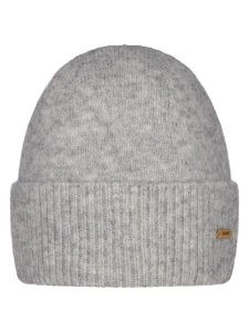 Barts Czapka "Beska" w kolorze szarym rozmiar: onesize. Szare czapki Barts, z aplikacjami, z wełny. Za 117,73 zł.