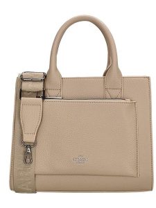 Charm Torebka w kolorze beżowym - 26 x 21 x 13 cm rozmiar: onesize. Brązowe torebki klasyczne Charm, bez wzorów, z materiału, przez ramię, bez dodatków. Za 108,99 zł.