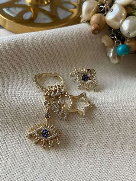 Luseera Pozłacane kolczyki z cyrkoniami rozmiar: onesize. Żółte kolczyki Luseera, z cyrkonią, pozłacane. Za 100,04 zł.