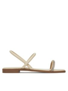 ONLY Shoes Sandały Onlmilan-2 Bling 15319582 Écru. Sandały ONLY SHOES, bez wzorów, ze skóry, bez obcasa, na płaskiej podeszwie, bez zapięcia. Za 109,99 zł.
