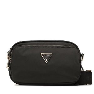Torebka Guess. Czarne listonoszki Guess, z aplikacjami, bez dodatków. Za 369,99 zł.