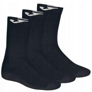 Skarpety tenisowe Joma Long Socks 3 szt. Czarne skarpetki JOMA, bez wzorów. Za 60,00 zł.