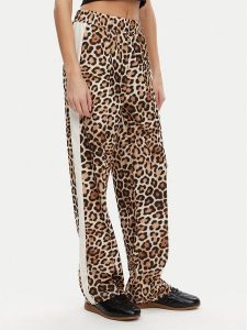 Puma Spodnie dresowe T7 Leo Luxe 632343 Brązowy Straight Fit. Brązowe spodnie dresowe Puma, xl, bez wzorów, z dresówki. Za 189,99 zł.