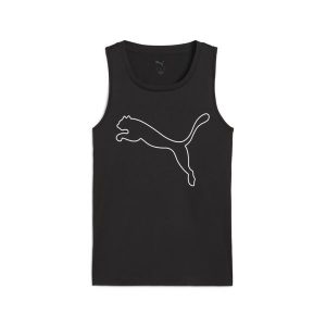 Damska koszulka na ramiączkach Train All Day Essentials PUMA Black. Czarne bluzki Puma, bez wzorów, sportowe, bez kołnierzyka, bez ramiączek. Za 109,00 zł.