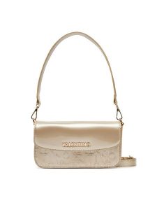 Valentino Torebka Geranium VBS8P809 Złoty. Żółte listonoszki Valentino, bez wzorów, ze skóry, bez dodatków. Za 279,99 zł.