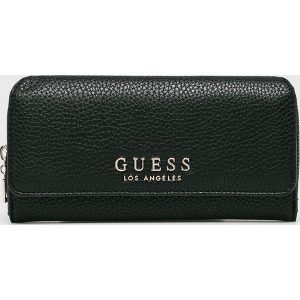 Guess Jeans - Portfel. Czarne portfele marki Guess Jeans, z jeansu. W wyprzedaży za 219,90 zł.