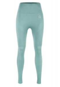 Legginsy fitness damskie Beshaped Femme Force bezszwowe. Niebieskie legginsy BESHAPED, z aplikacjami, z dzianiny, z podwyższonym stanem, długie. Za 143,20 zł.