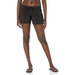 Spodenki sportowe damskie Volcom Coco Twill. Żółte spodenki sportowe Volcom, bez wzorów, z bawełny, sportowe. Za 155,00 zł.