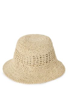 Marie Lund Kapelusz Kobiety beżowy, ONE SIZE. Brązowe kapelusze Marie Lund, bez wzorów, ze splotem. Za 149,95 zł.